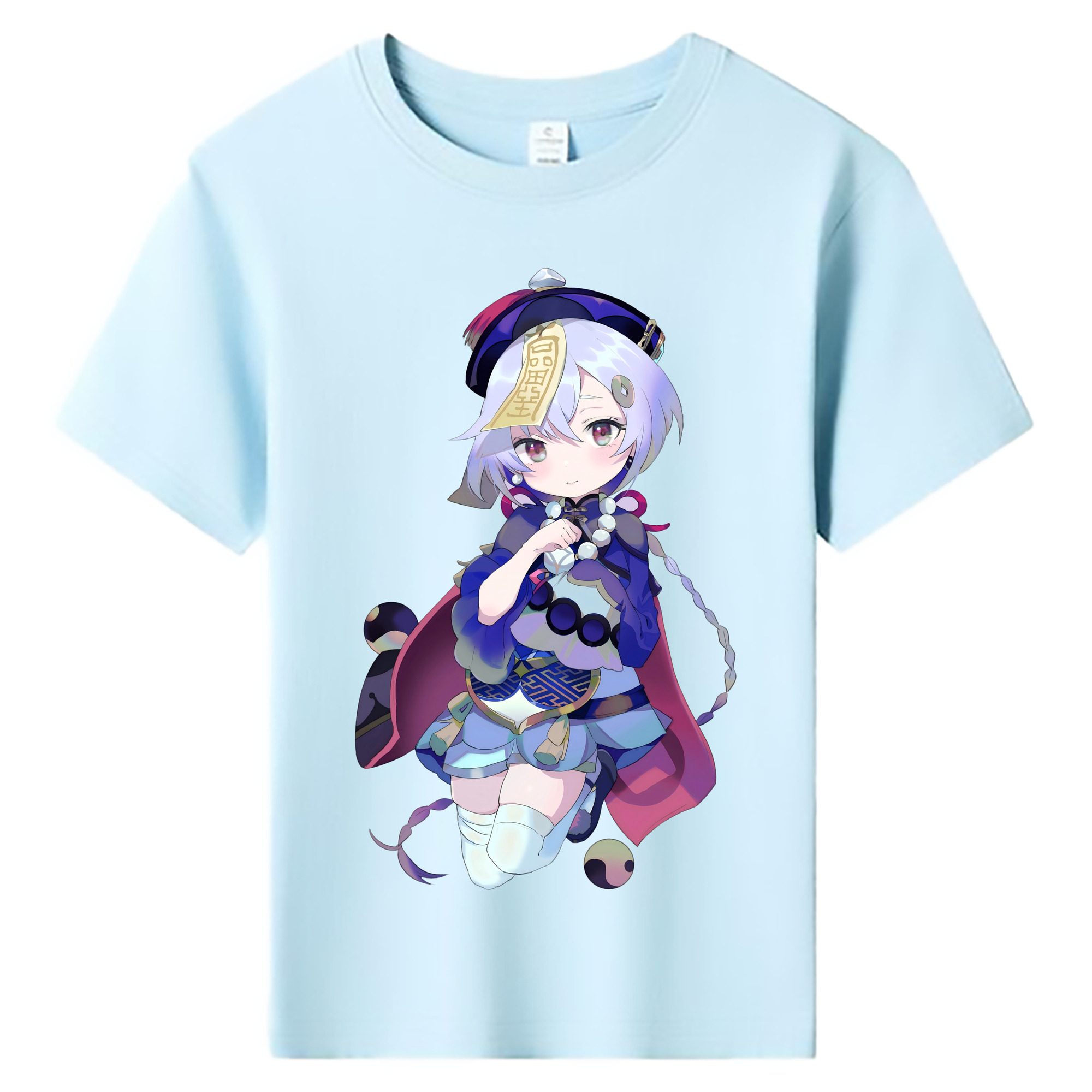 げんし神 七七 なな  genshin Nana 綿100％キッズTシャツ（フロントプリント）